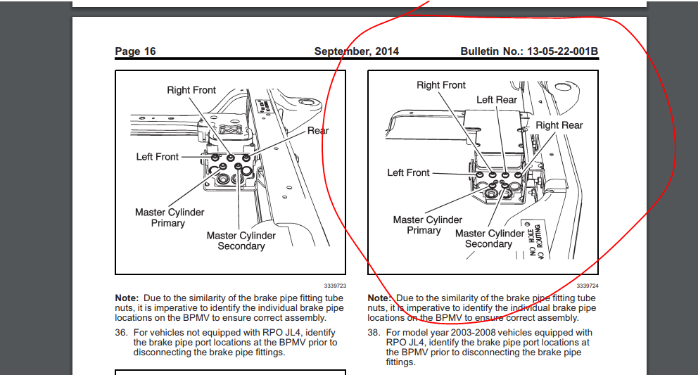 GMC ABS Module Brake Line Diagram