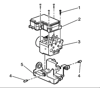 GMC ABS Module Brake Line Diagram