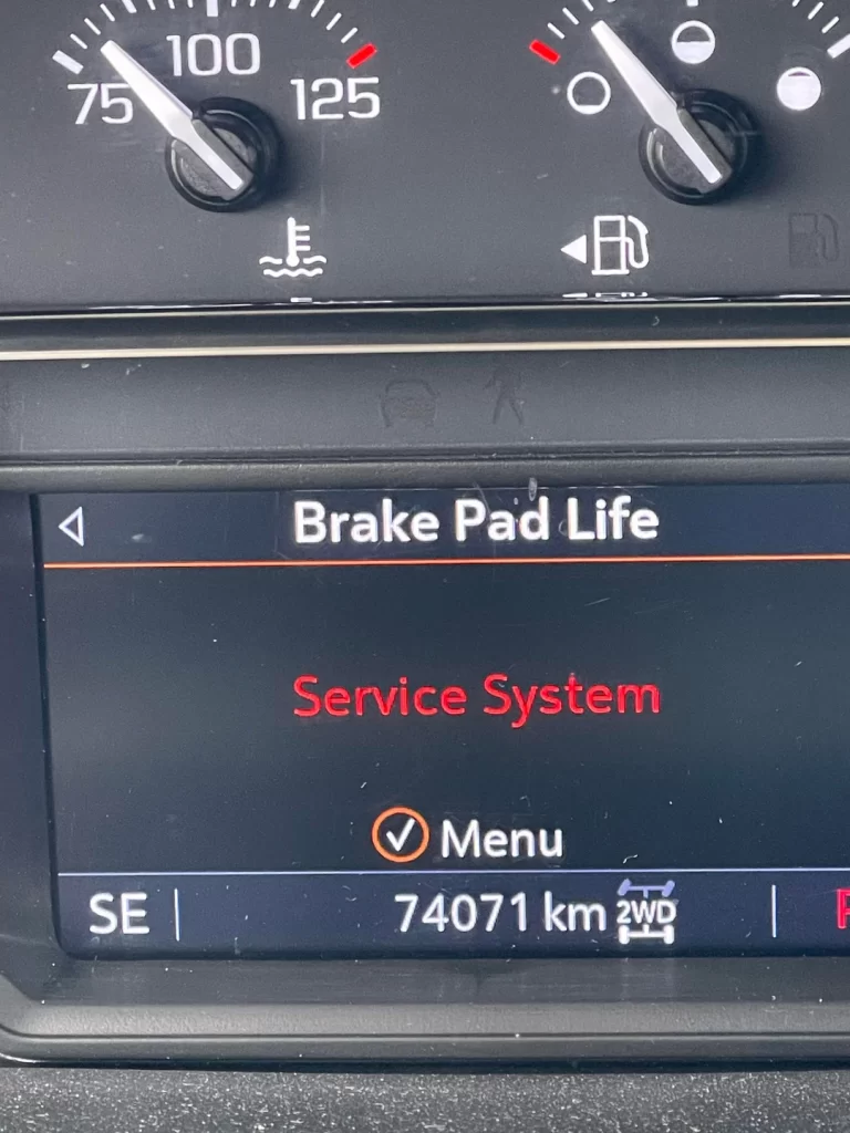 What Does Service Brake Pad Monitor Mean on GMC Sierra